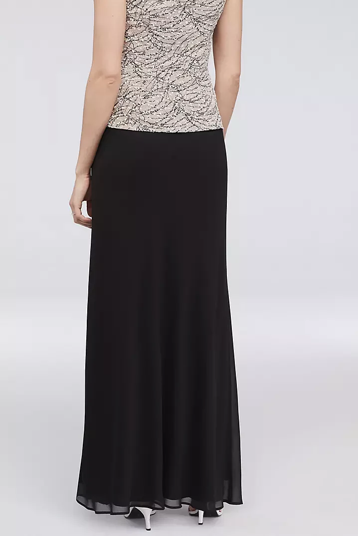 Alex Evenings Chiffon Skirt 36527 - Image 2