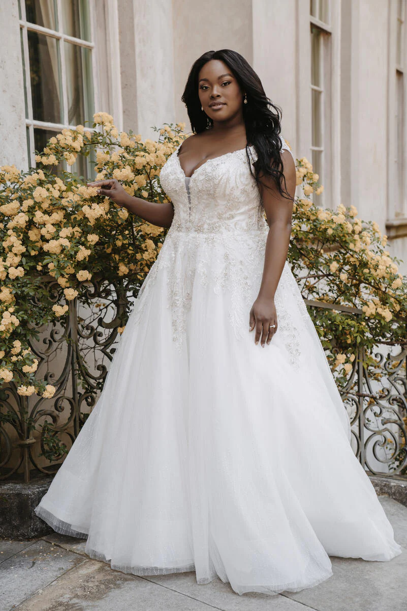 Allure Bridals Couture Dress C620 - Image 3