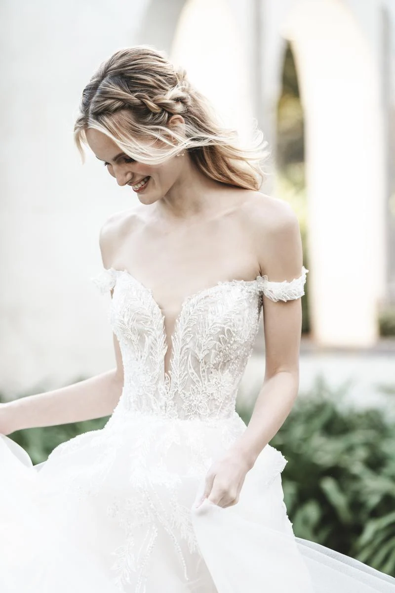 Allure Bridals Botanical Motif Bridal Gown R3751 - Image 5