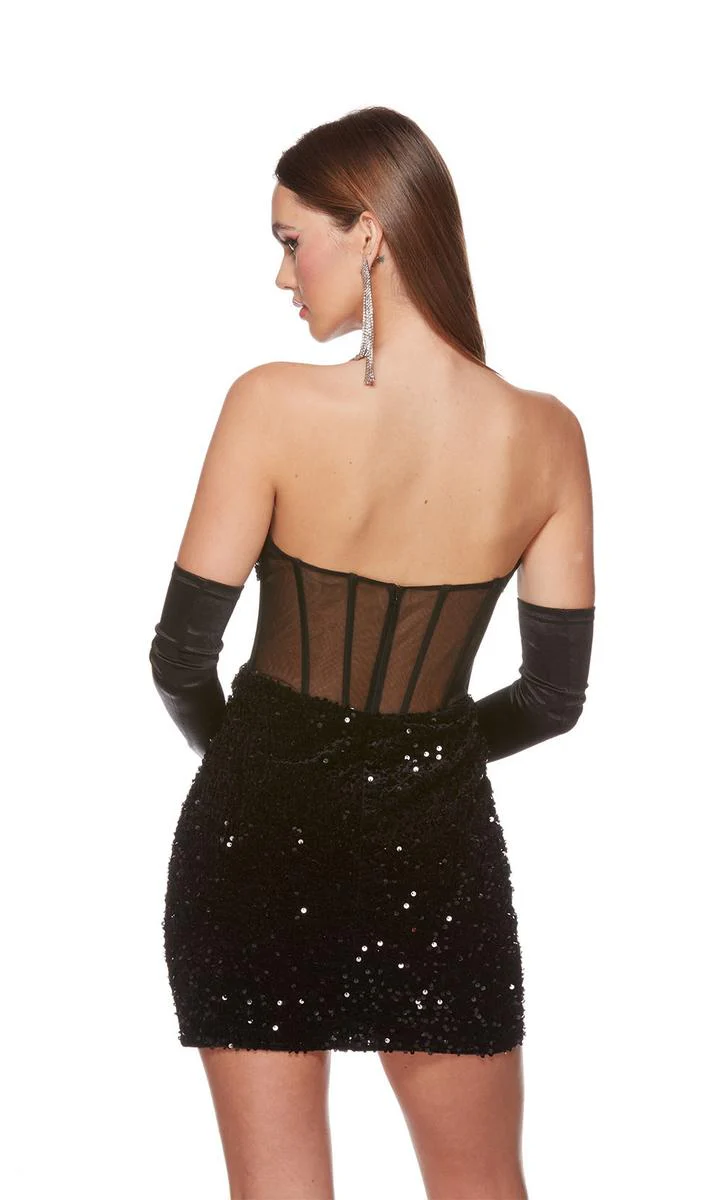 Alyce Paris Strapless Homecoming Dress 4792 - Image 12