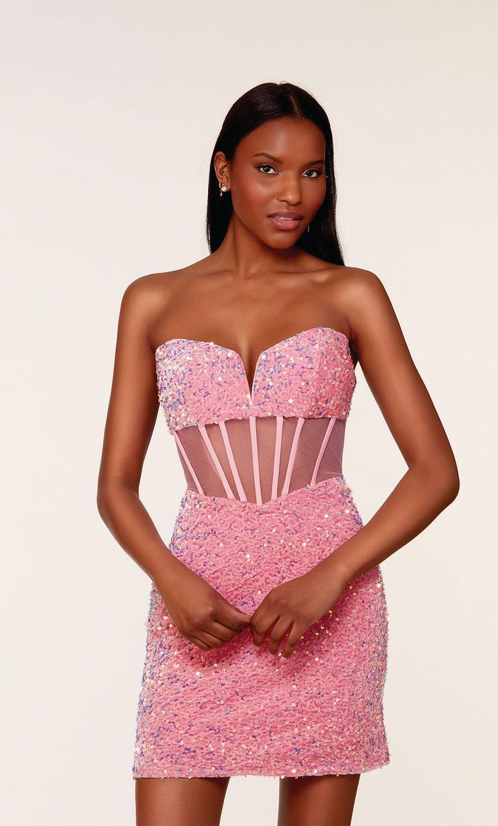 Alyce Paris Strapless Homecoming Dress 4792 - Image 23