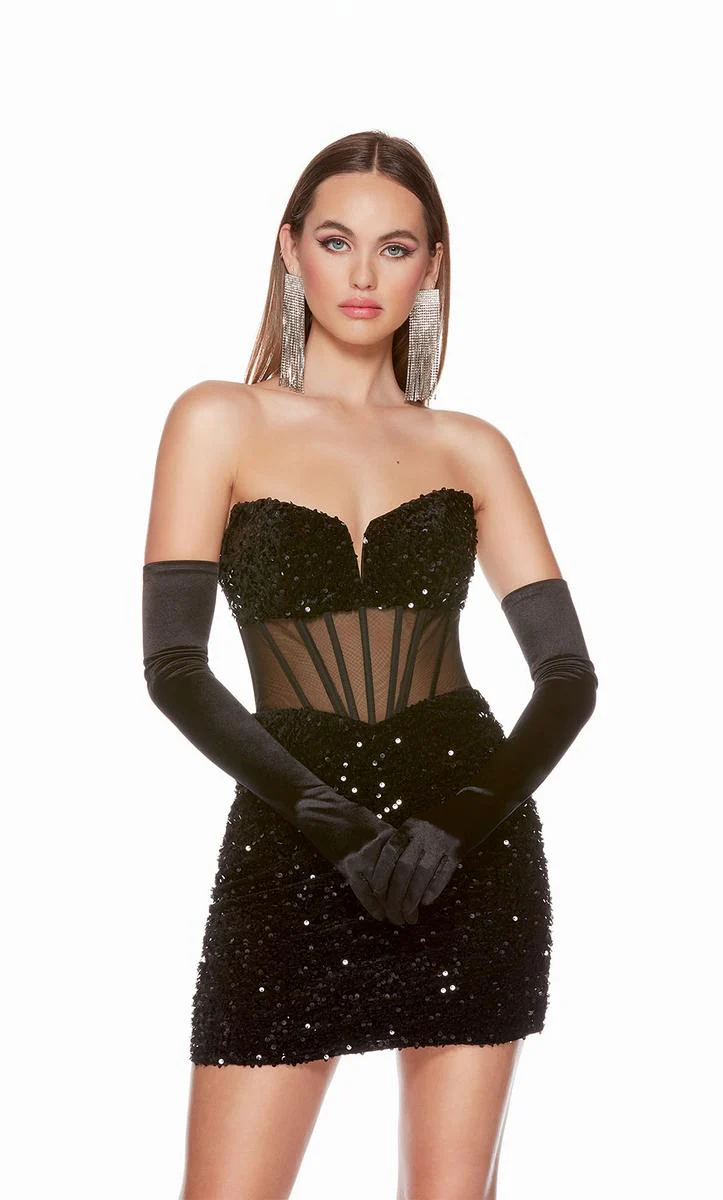 Alyce Paris Strapless Homecoming Dress 4792 - Image 5