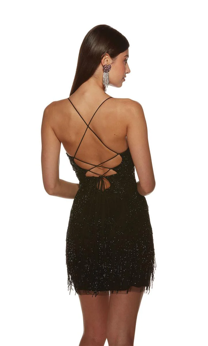 Alyce paris Beaded Illusion HoCo Dress 4804 - Image 9