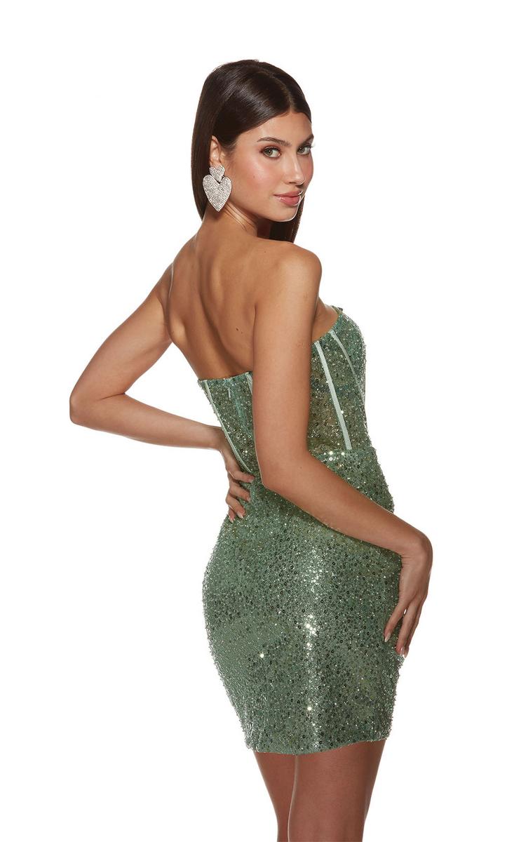 Alyce Paris Sweetheart Strapless Homecoming Dress 4826 - Image 2