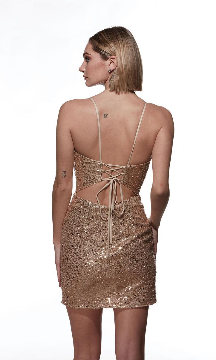 Alyce Simple Open Back Homecoming Dress 4831 - Image 4