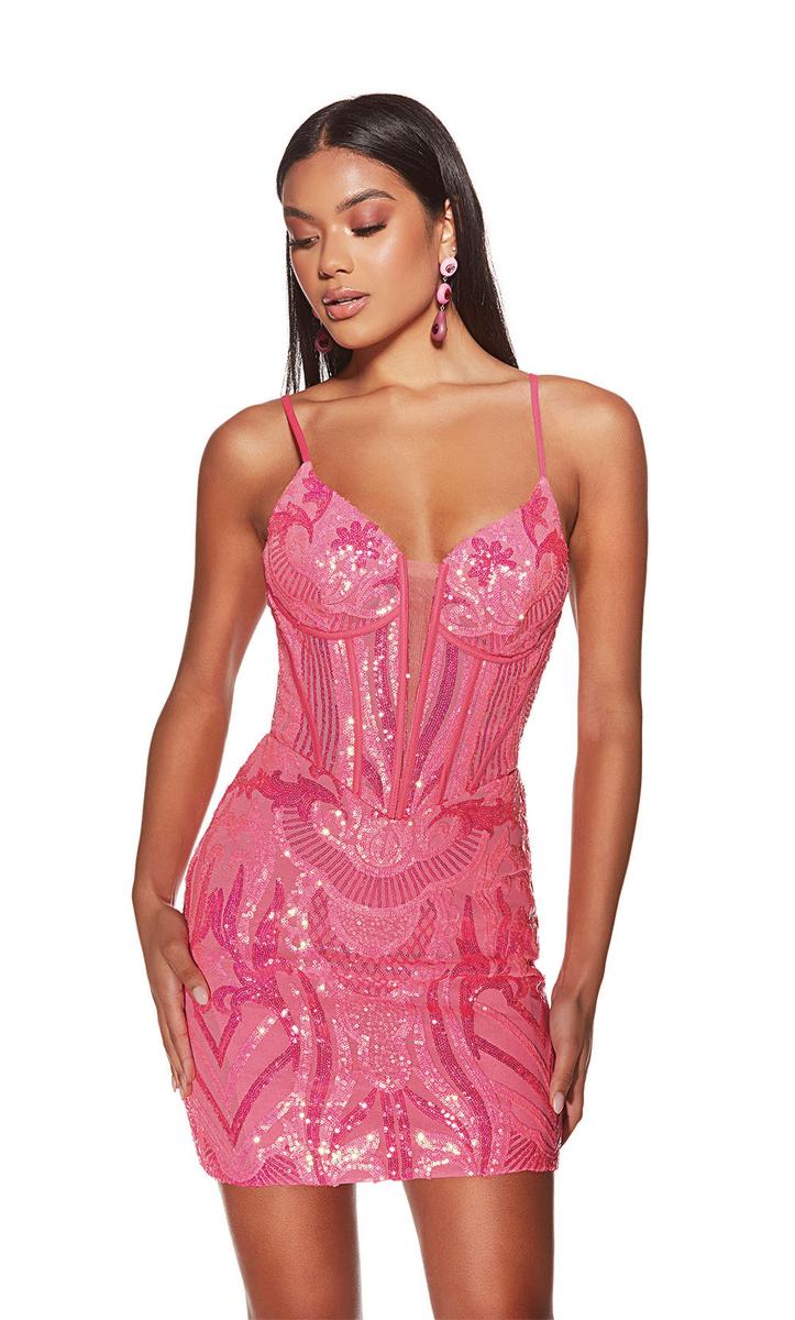 Alyce Paris Tight Short HoCo Dress 4905 - Image 4