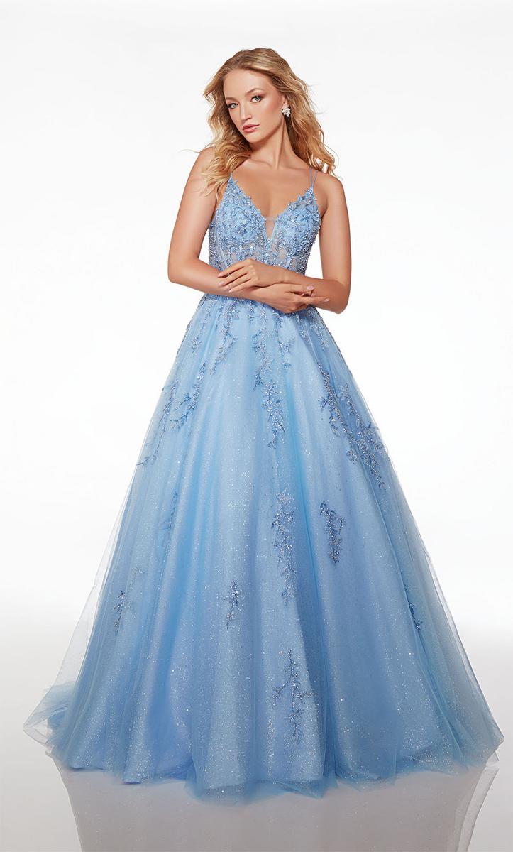 Alyce A-Line Corset Prom Dress 61633 - Image 3
