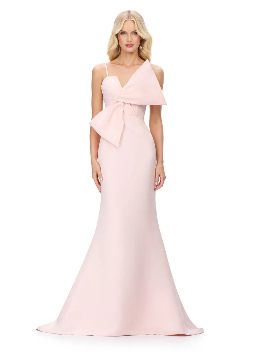 ASHLEYlauren Bow Detail Prom Dress 11702 - Image 10