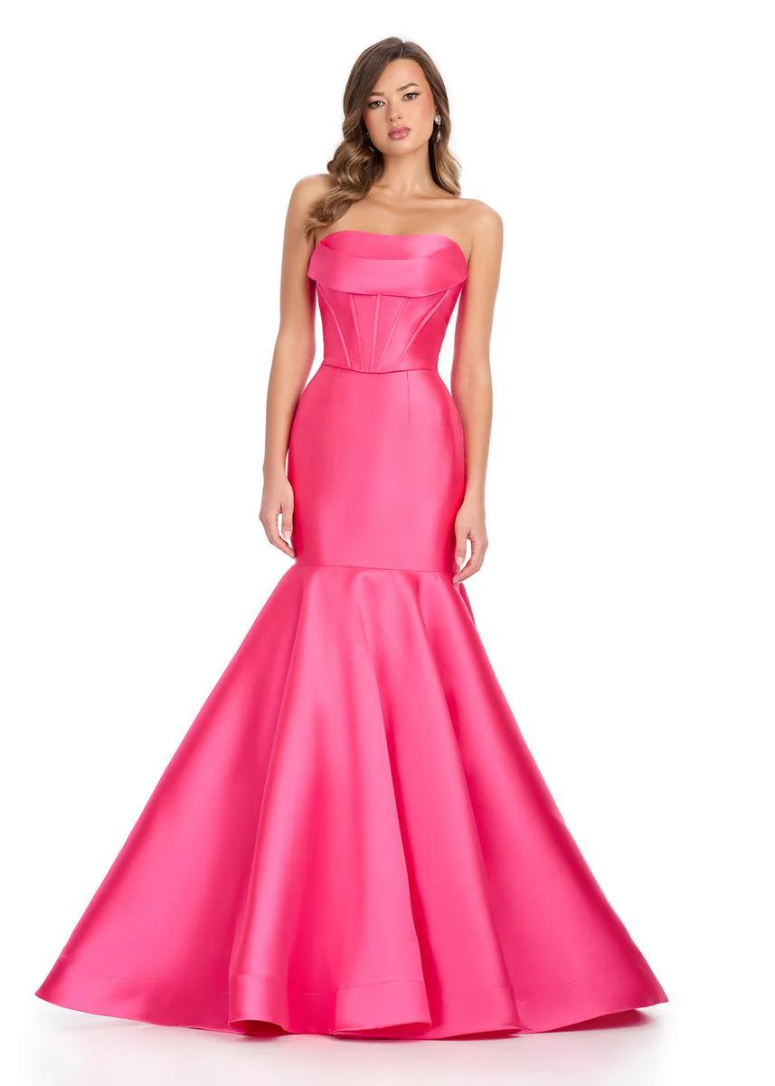 ASHLEYlauren Corset Bustier Mermaid Dress 11908 - Image 3