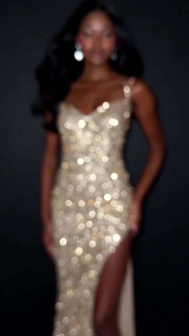 ASHLEYlauren Fitted Open Back Prom Dress 12217 - Image 12