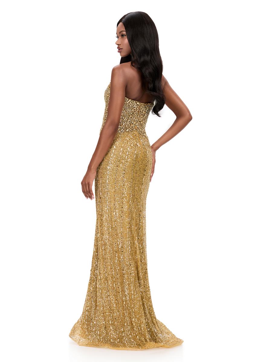 ASHLEYlauren Beaded Glam Prom Dress 12273 - Image 5