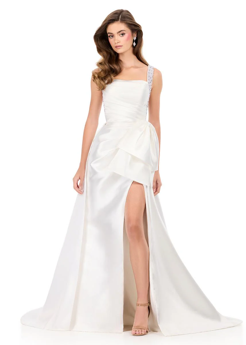 ASHLEYlauren Mikado Ball Gown Prom Dress 12276 - Image 4