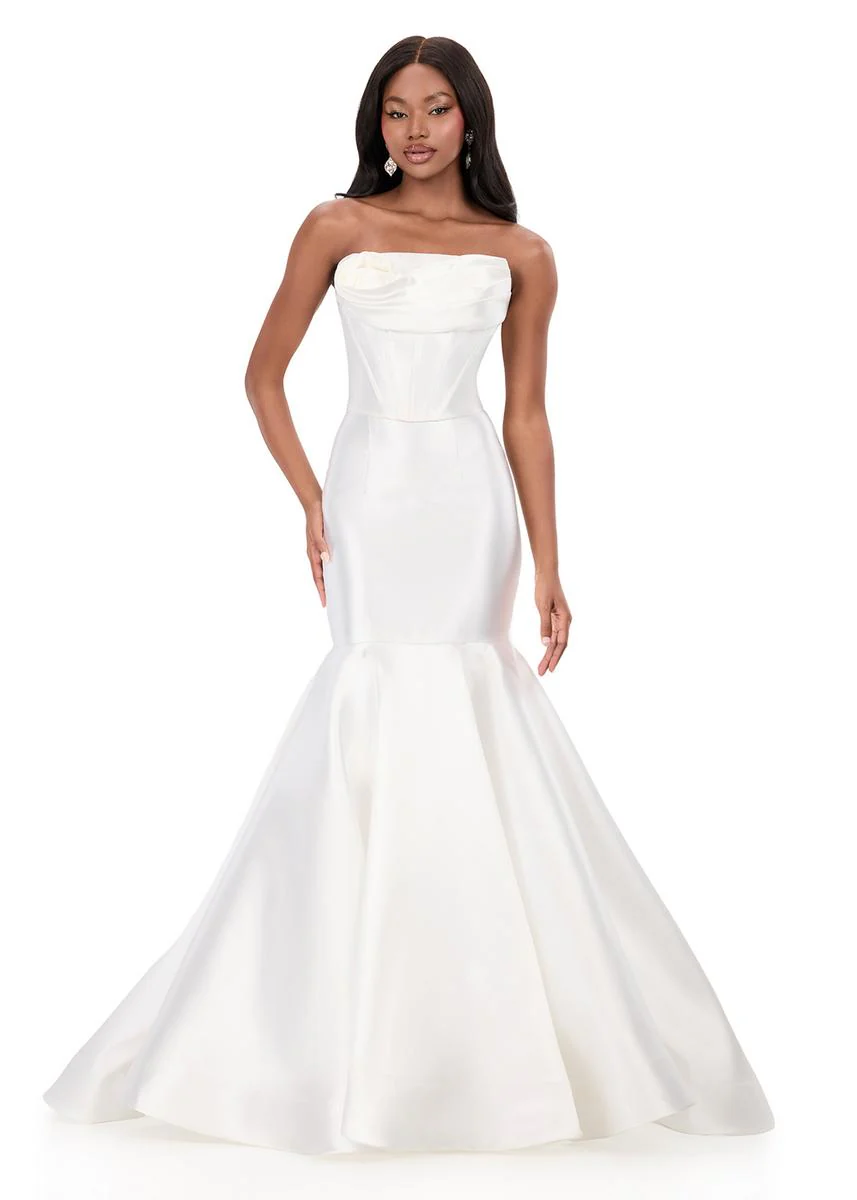 ASHLEYlauren Mermaid Mikado Prom Dress 12278 - Image 5
