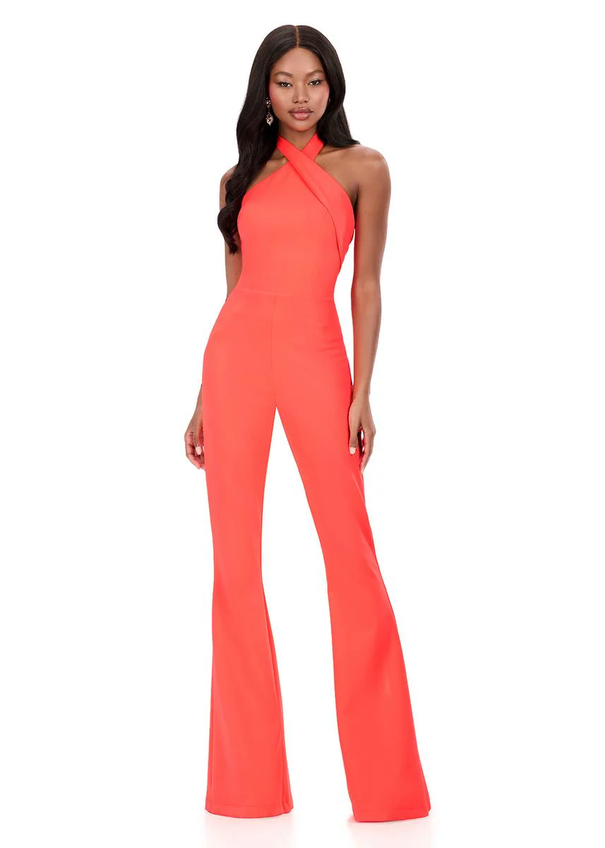 ASHLEYlauren Scuba Jumpsuit 12302 - Image 5