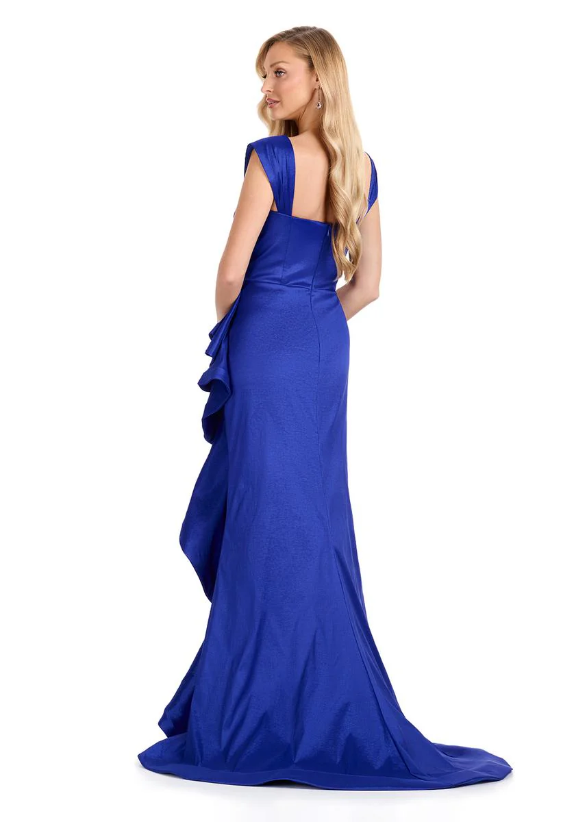 ASHLEYlauren Taffeta Mermaid Evening Dress E12104 - Image 2