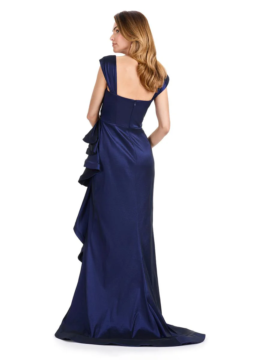 ASHLEYlauren Taffeta Mermaid Evening Dress E12104 - Image 4