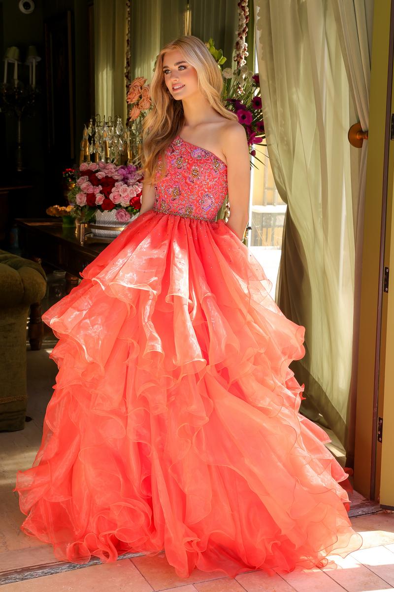 Ava Presley One Shoulder Ballgown Prom Dress 28575