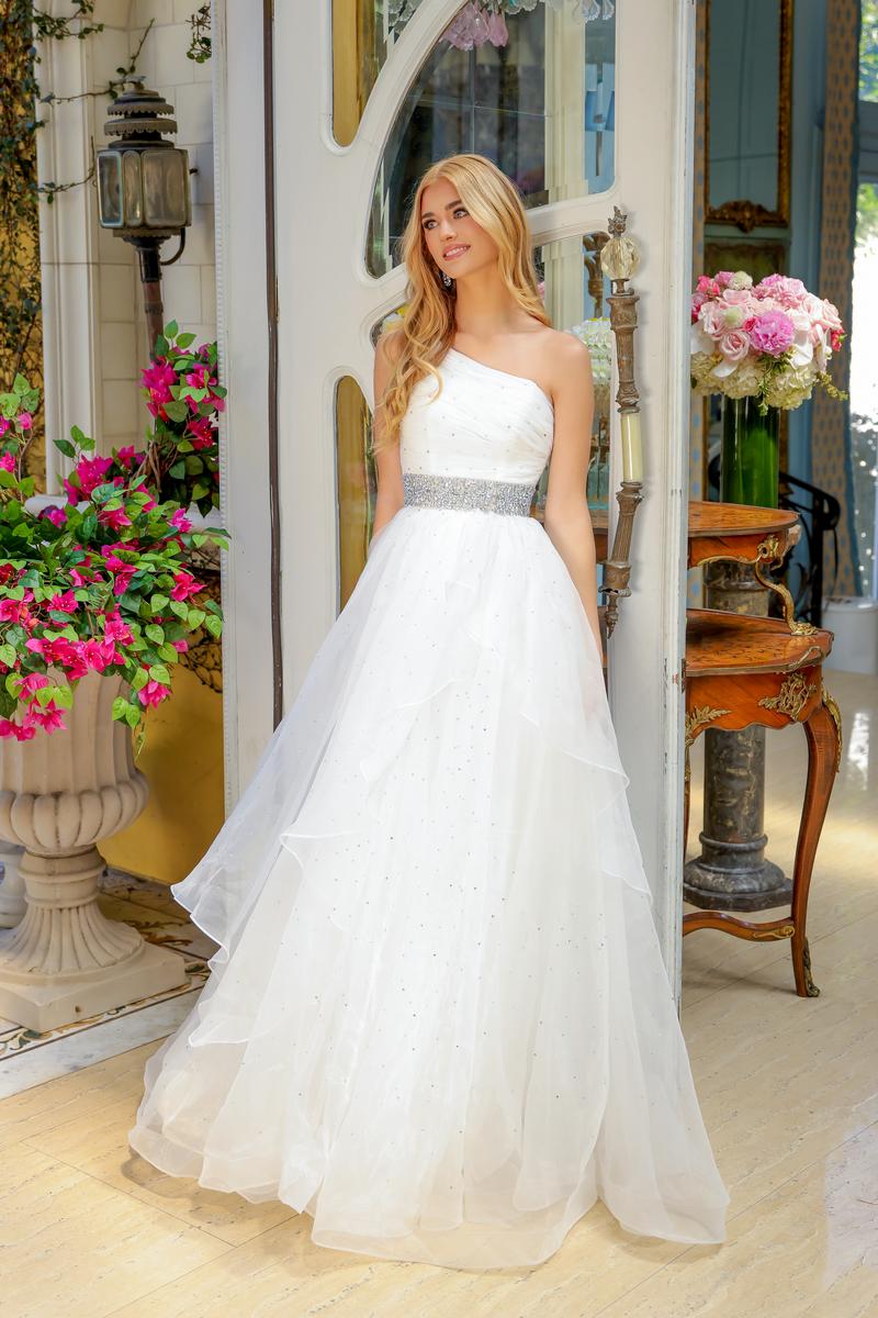 Ava Presley One Shoulder Ruched Pageant Dress 29534 - Image 4