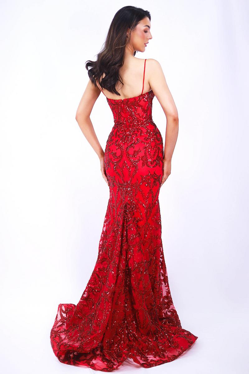 Ava Presley Sequin V-Neck Prom Dress 36004 - Image 12