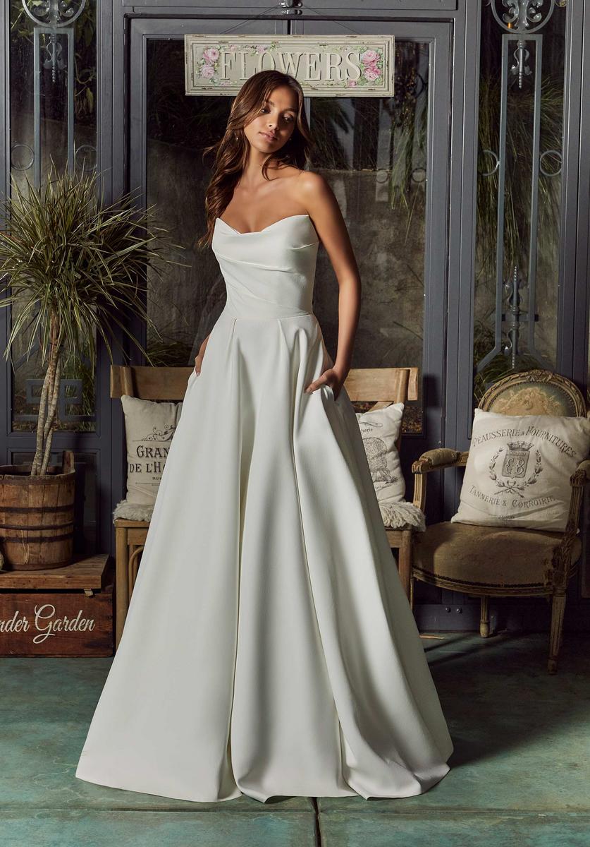 Blu Bridal by Morilee Reba Wedding Dress 4473 - Image 3