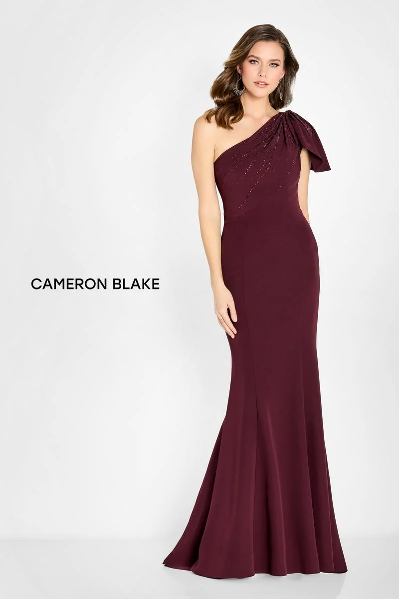 Cameron Blake One Shoulder Evening Dress CB752 - Image 2