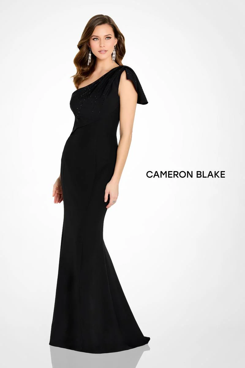 Cameron Blake One Shoulder Evening Dress CB752 - Image 4