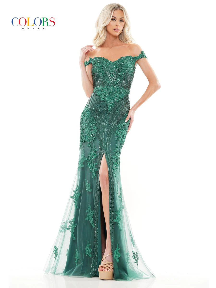 Colors Dress Tight Beaded Prom Dress J131 - Image 110
