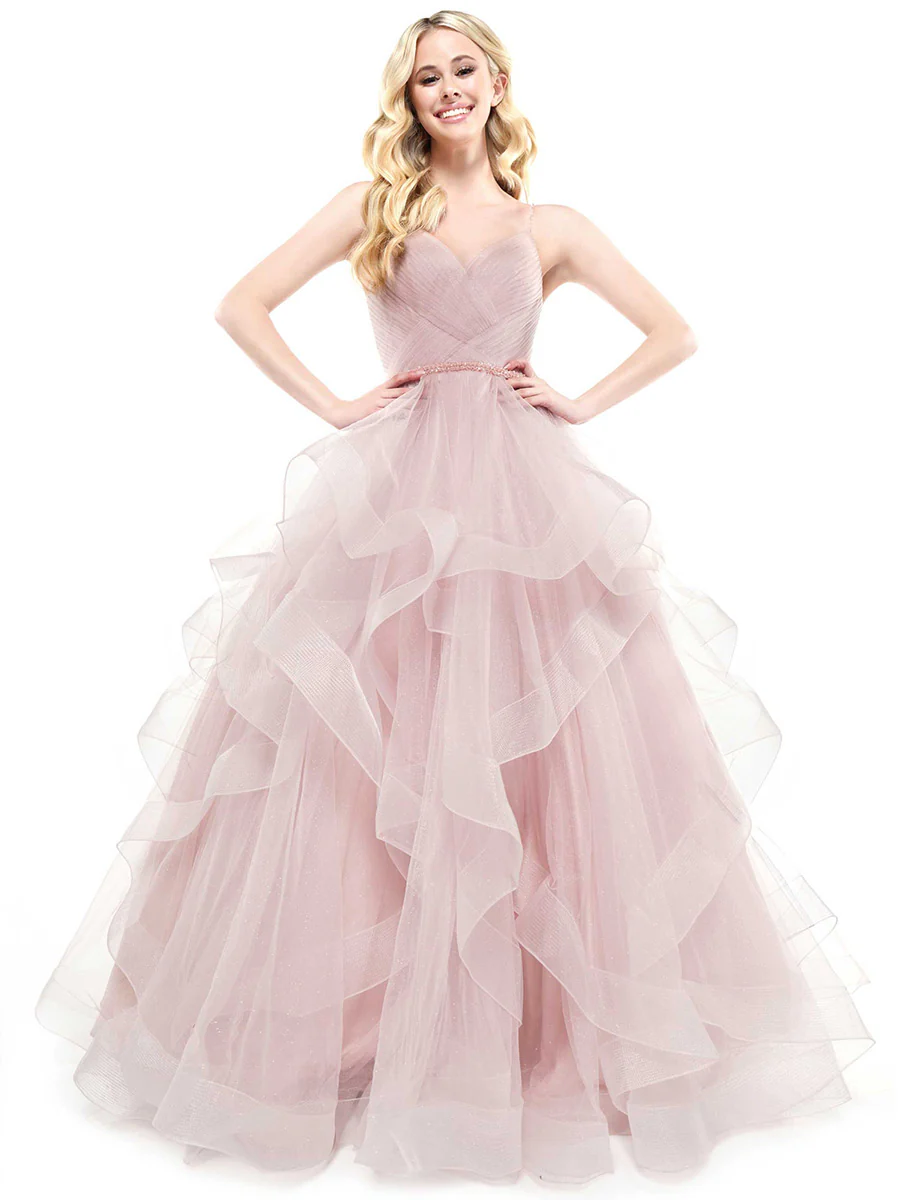 Colors Tiered Ruffle Prom Dress 2381 - Image 12