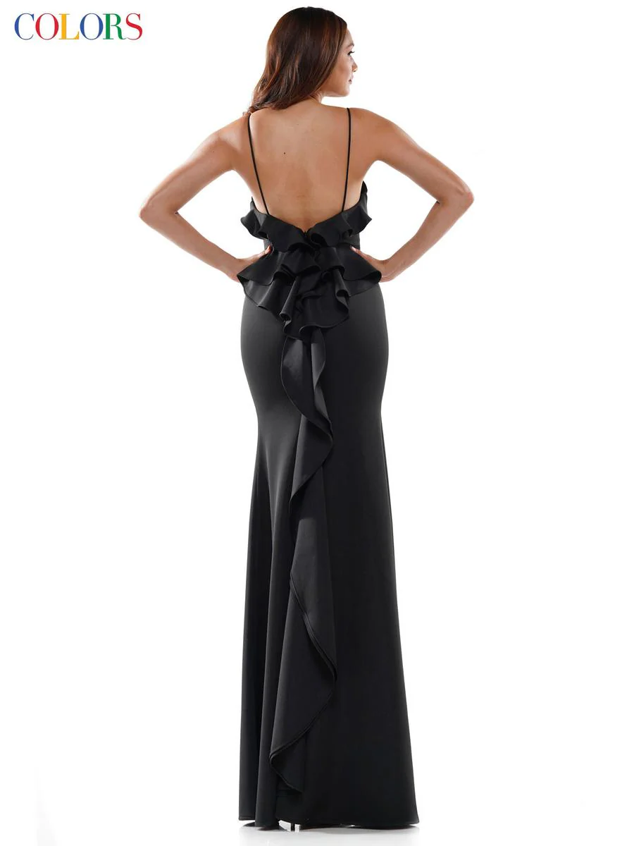 Colors Dress Ruffle Long Dress 2646 - Image 13