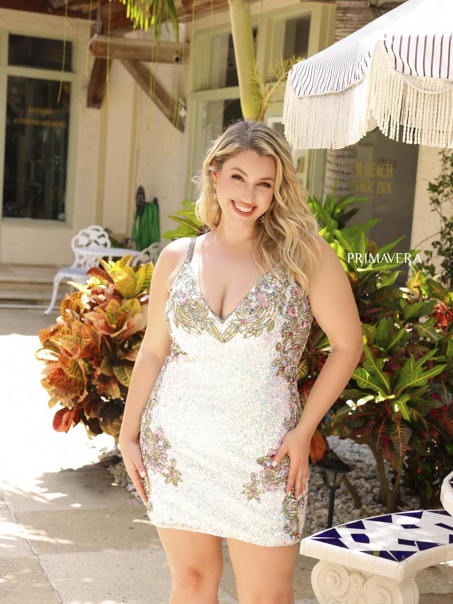 Curvy by Primavera Dress 14029 - Image 3