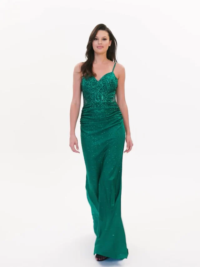 Faviana Long Fitted Prom Dress S10800 - Image 4