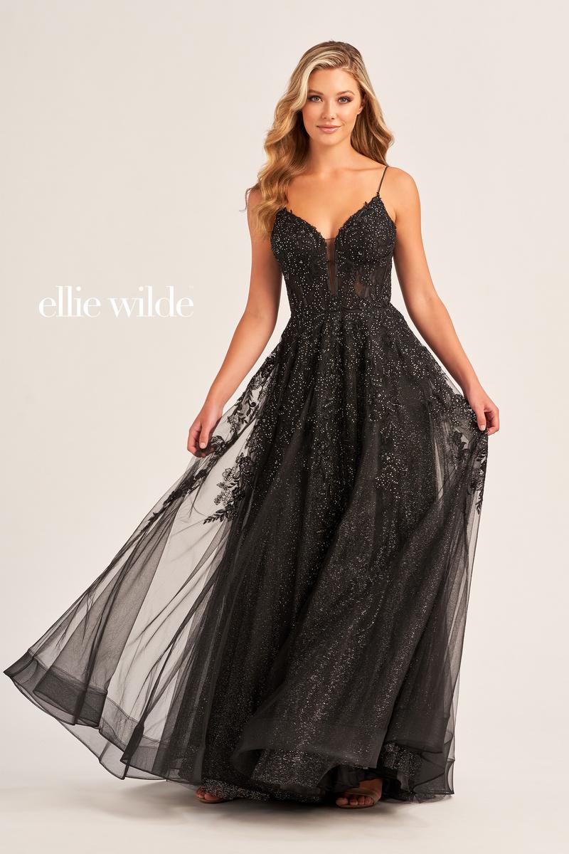 Ellie Wilde Corset Bodice Ball Gown Prom Dress EW34036 - Image 18