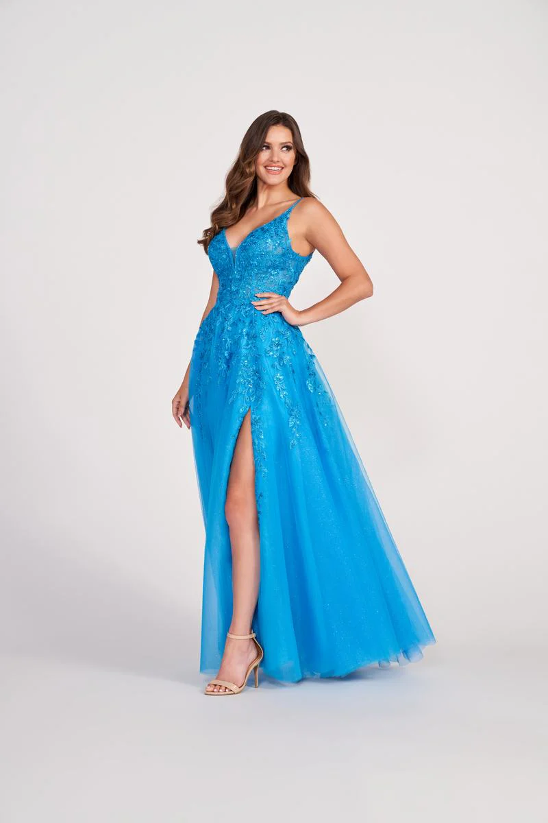 Ellie Wilde Sleeveless Long Prom Dress EW34089 - Image 9