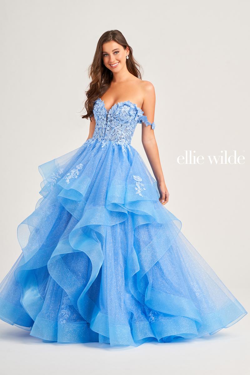 Ellie Wilde Off Shoulder Ball Gown EW35084 - Image 2