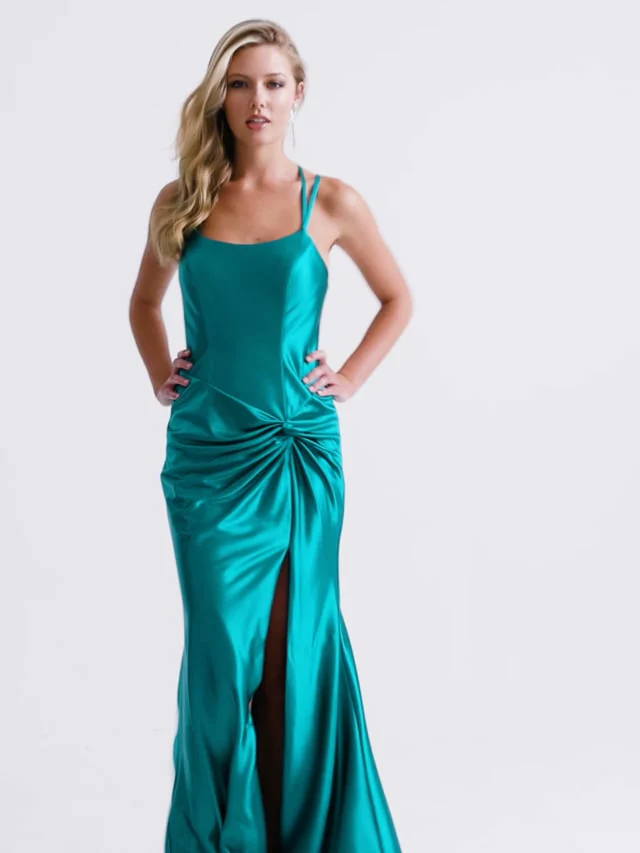 Faviana Knot Detail Prom Dress 11024 - Image 9
