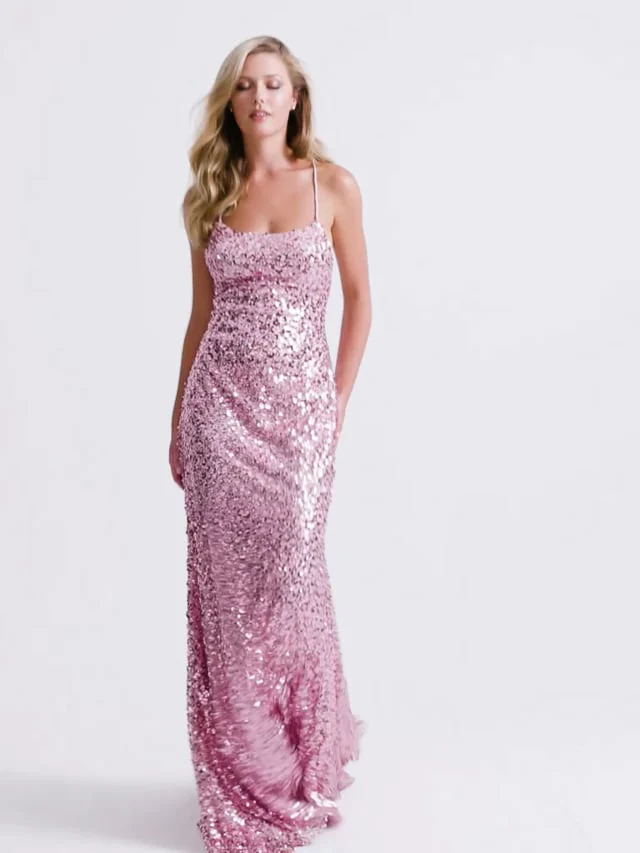 Faviana Fitted Sequin Prom Dress 11033 - Image 10