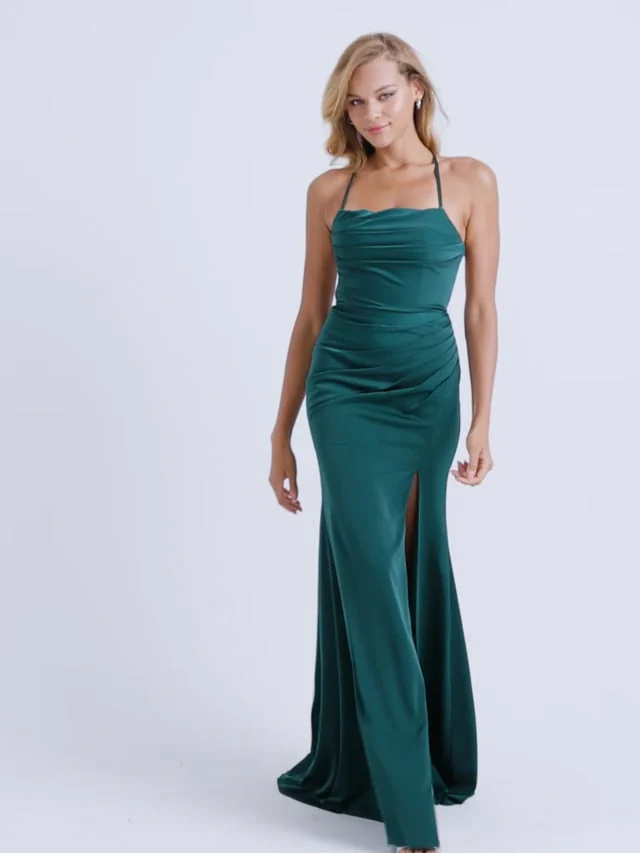 Faviana Simple Lace-up Back Prom Dress 11064 - Image 5