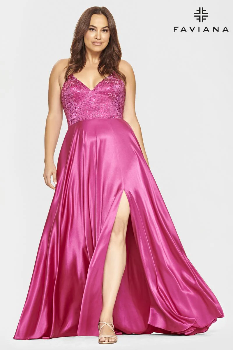 Faviana Plus Sizes Dress 9524 - Image 3