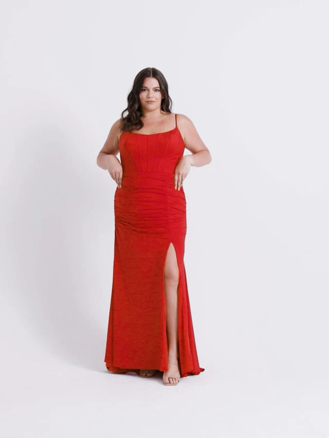 Faviana Tight Plus Size Prom Dress 9544 - Image 5