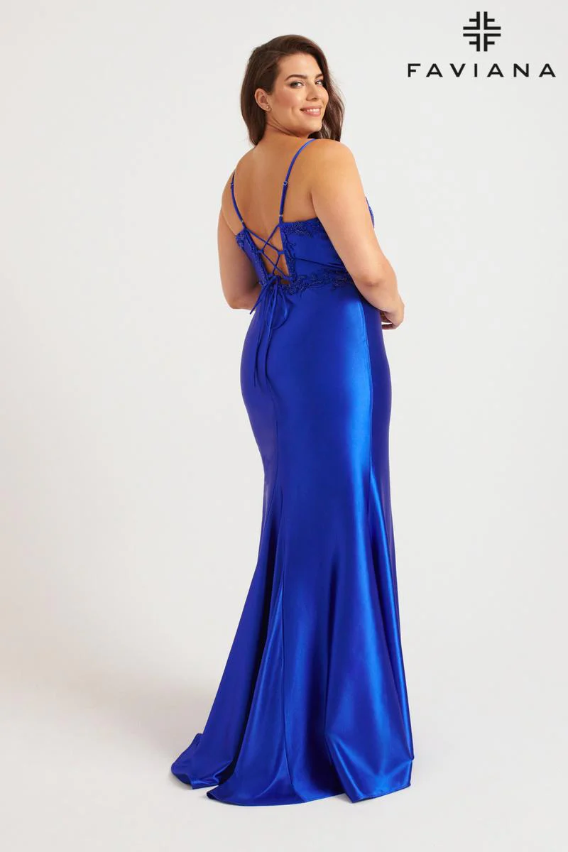 Faviana Plus Sizes Dress 9562 - Image 2