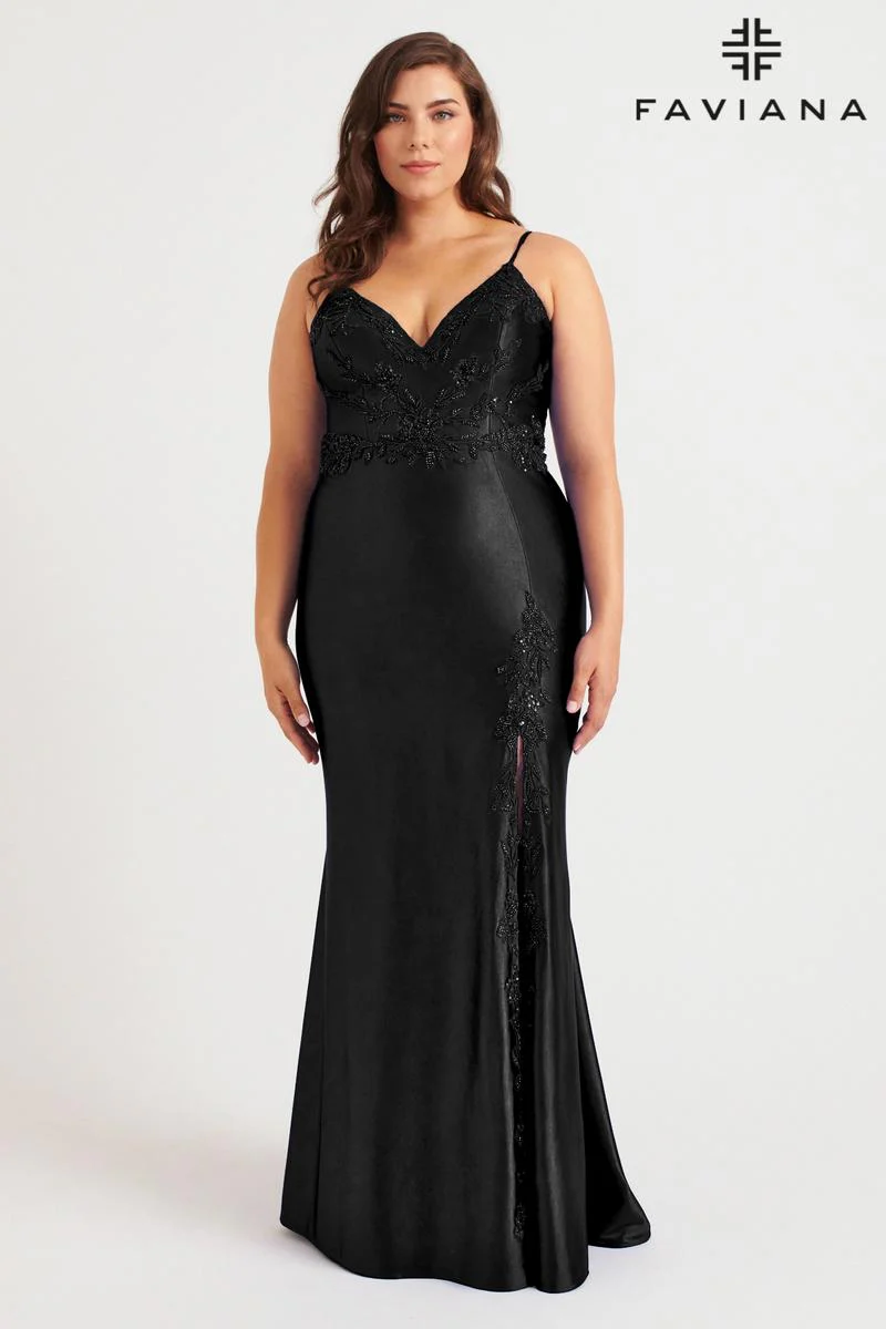 Faviana Plus Sizes Dress 9562 - Image 3