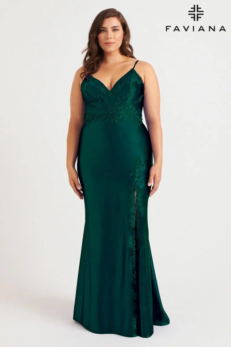 Faviana Plus Sizes Dress 9562 - Image 5