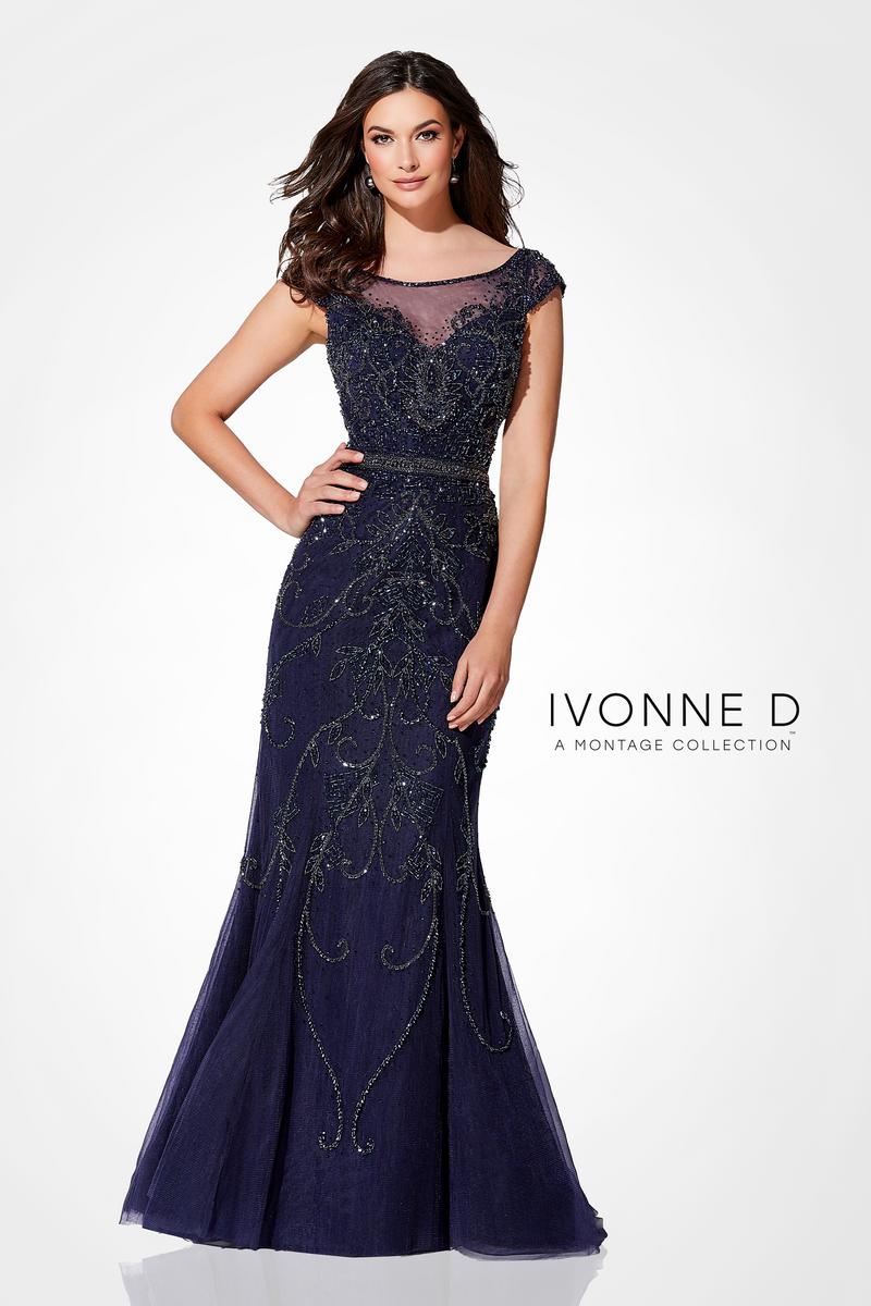 Ivonne D Fit and Flare Evening Dress 117D66 - Image 3