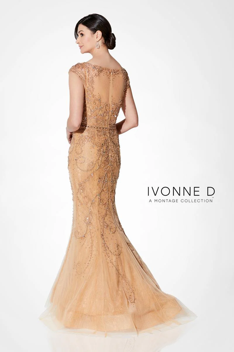 Ivonne D Fit and Flare Evening Dress 117D66 - Image 5