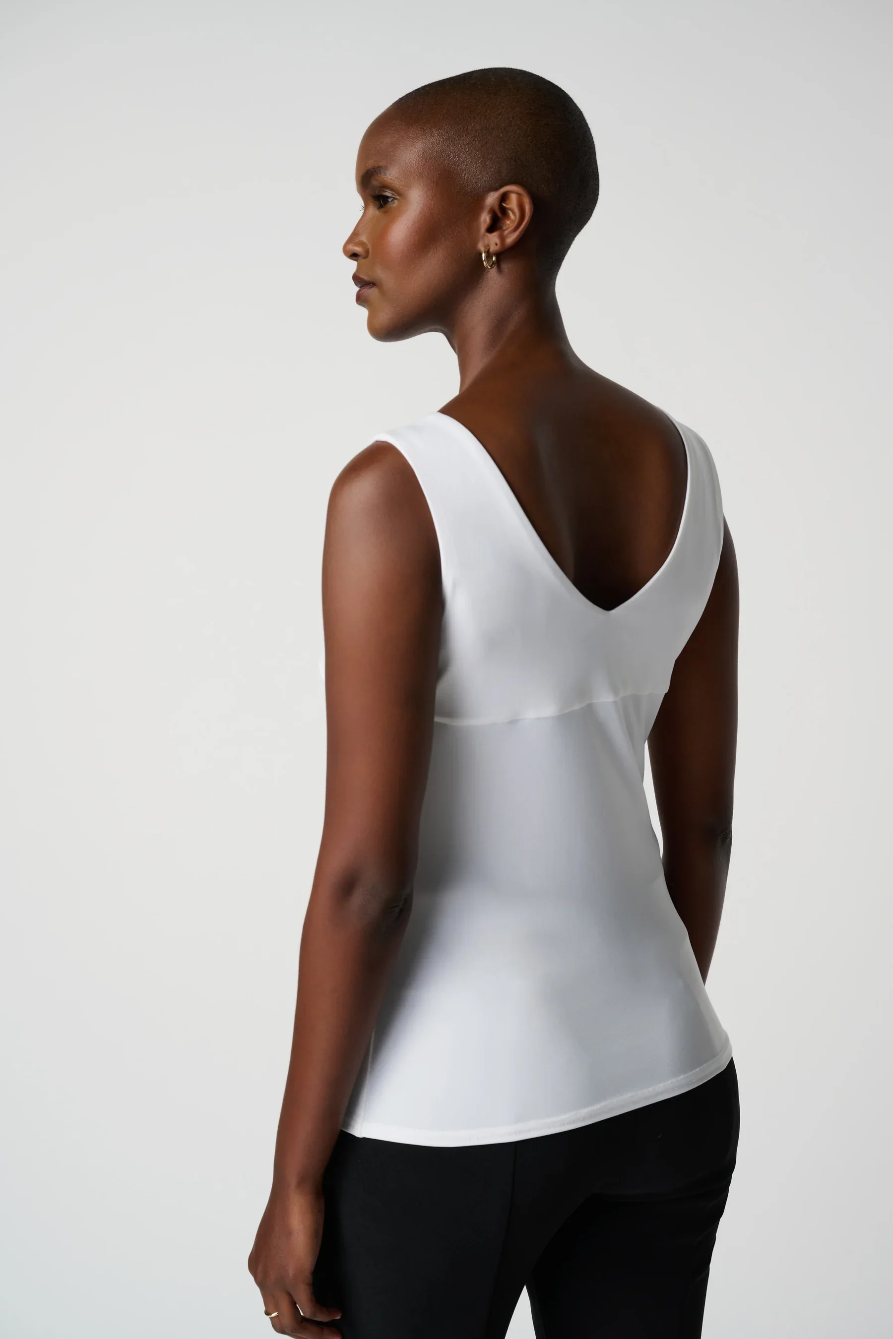 Joseph Ribkoff Basic V-Neck Sleeveless Stretch Cami Top 201546 - Image 7