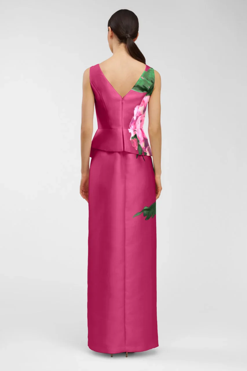Kay Unger Bateau Neckline Long Dress 55113233 - Image 2
