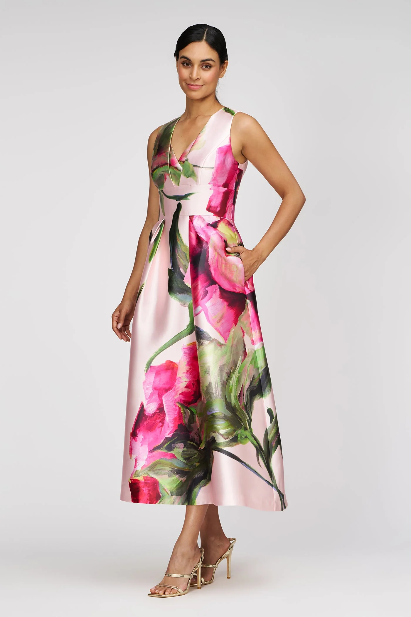Kay Unger "Regina" Tea Length Dress 55113232 - Image 3