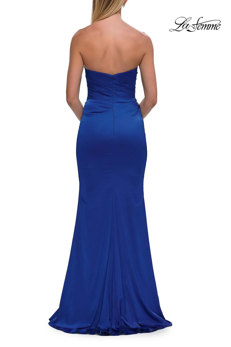 La Femme Strapless Long Dress 33670 - Image 6