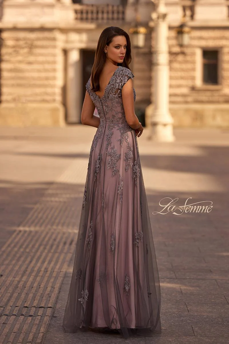 La Femme Evening Dress 23449 - Image 2
