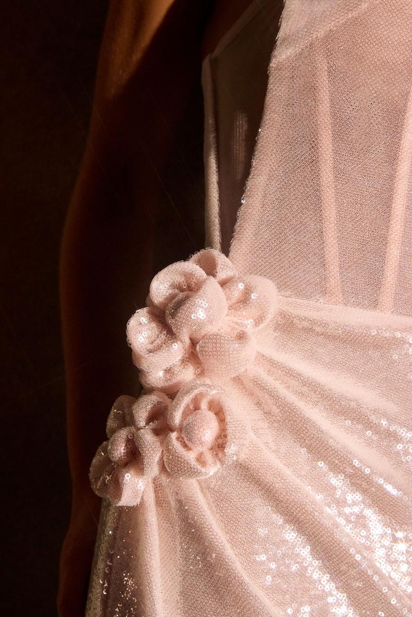 Ladivine Long Sequin Dress J905 - Image 11